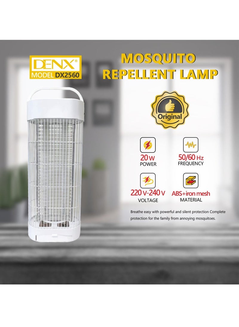Denx Mosquito And Insect Killer Lamp Inside And Outside The Home, 20 Watts, Using Electric Shock And Led Lighting, 50/60 Hz - 220V - 240V - Image 4