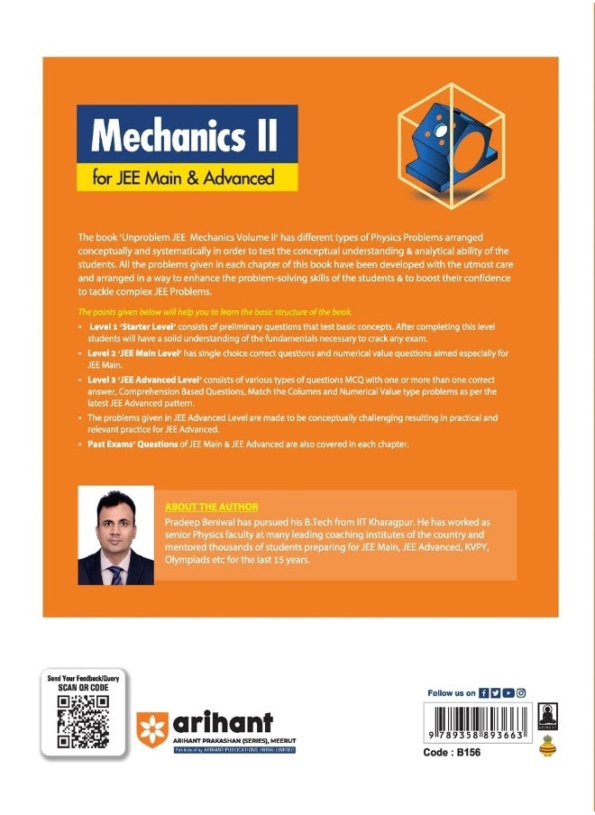 Arihant Unproblem JEE Mechanics 2 For JEE Main & Advanced  - Image 1