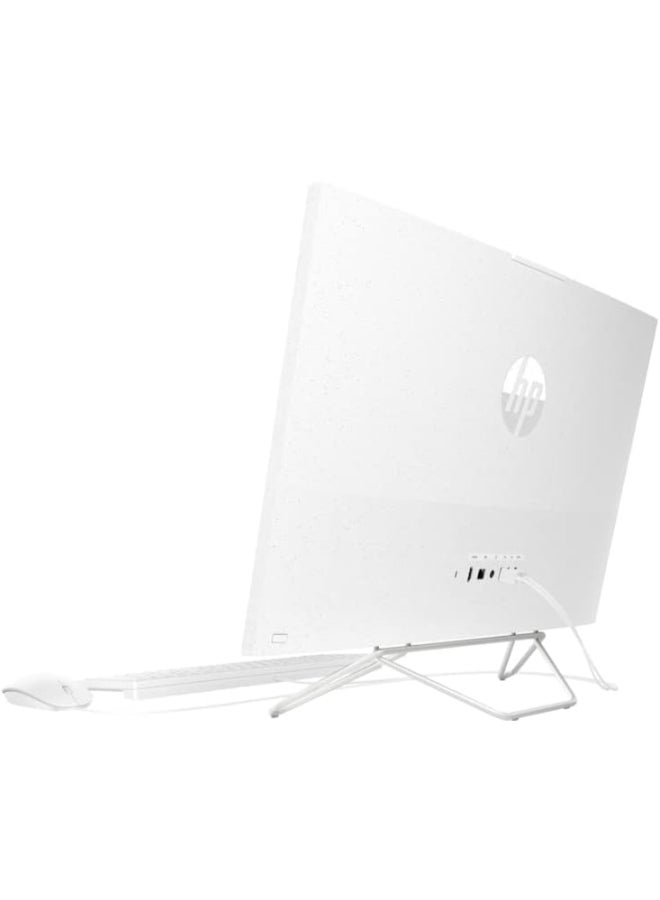 HP جهاز كمبيوتر شامل 27 مع شاشة 27 بوصة، معالج كور i7-1255u/ذاكرة وصول عشوائي 16 جيجابايت/قرص صلب SSD سعة 1 تيرابايت/رسومات إنتل إيريس XE/ويندوز 11 برو - Image 4