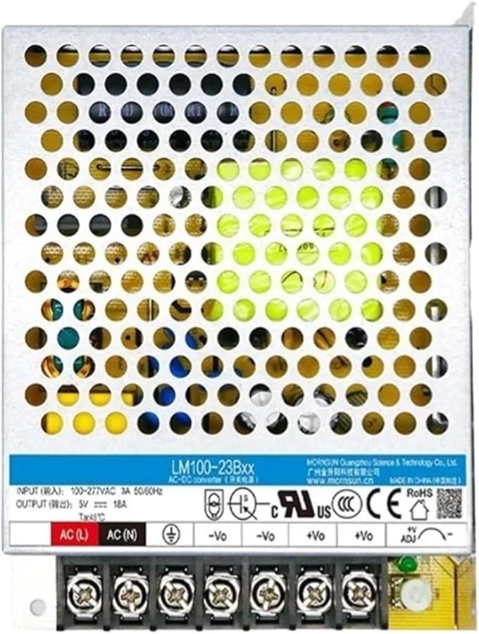 LM100 23B12R2 100W 12V مصدر طاقة صناعي SMPS 51 100W اللون - Image 2