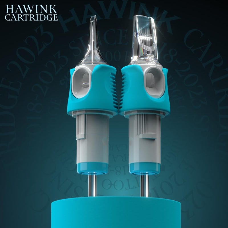Hawink 60 Assorted Tattoo Needles Cartridge Mixed Size #10 Bugpin(Round Liner 3RL*8, 5RL*8, 7RL*8, 9RL*8, 11RL*4 Round Magnum 9RM*8, 11RM*4, 13RM*4, 15RM*4) 0.3MM Disposable EN05S-BFG-60KIT-K - Image 2