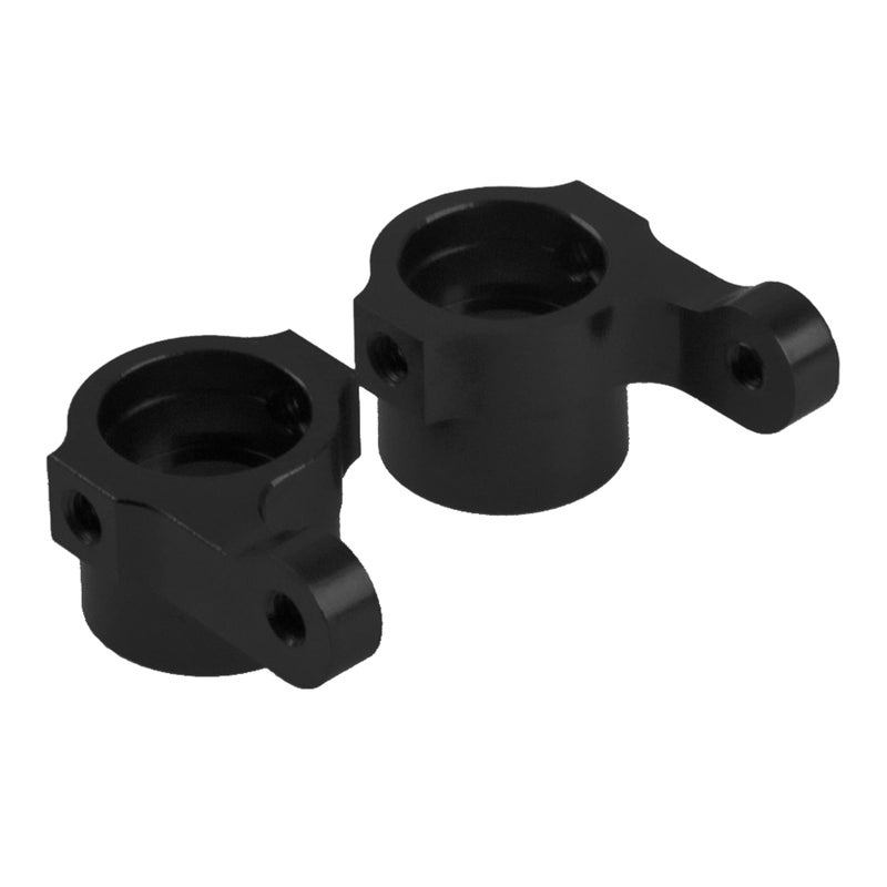 Vgoohobby Upper & Lower Swing Arm Wheel Hex Adapter Steering Block Swing Arm Mount Steering Cup w/Bearing Set Compatible with WPL D12 1/10 RC Car Upgrade Part (Black) - Image 5