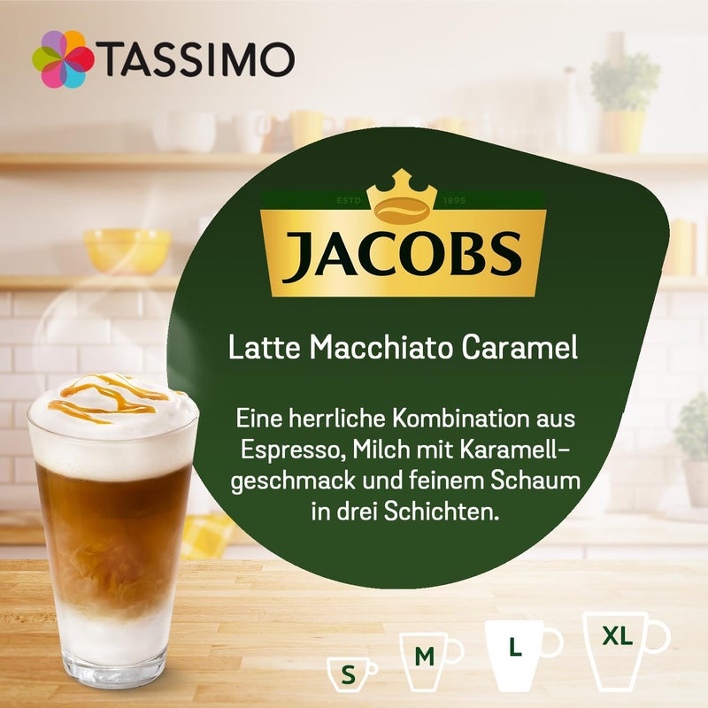 Tassimo Jacobs Latte Macchiato Caramel Capsules - 8 Count - Image 4