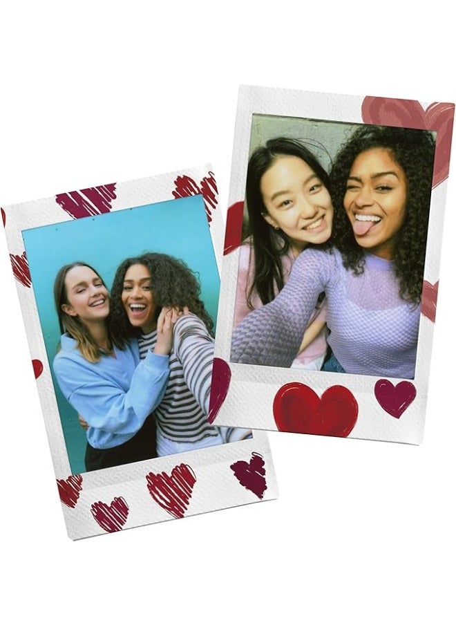FUJIFILM Instax Fujifilm Mini Film, Heart Sketch 10 Sheets  - Image 3