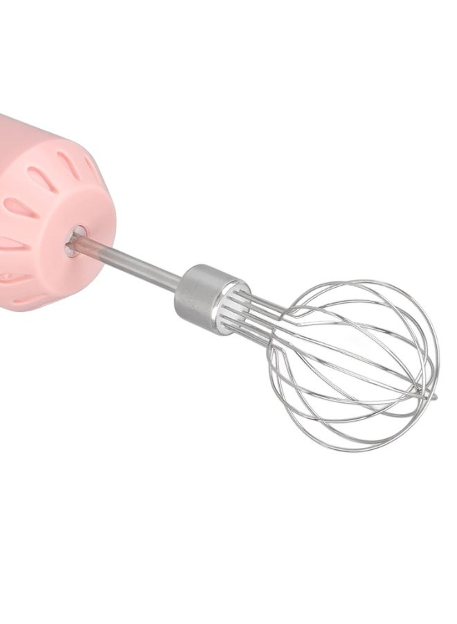 خلاط كهربائي لاسلكي يدوي، قابل لإعادة الشحن عبر USB، وردي - Image 3