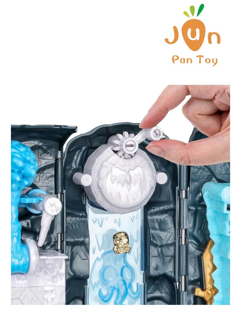 تريجير X أصلي Moose Toys Treasure X الأراضي المفقودة، جزيرة الجمجمة، برج الصقيع طقم ألعاب مغامرة 15 مستويات كنز ذهبي للعبة مجسمات عالم الجليد هدايا أولاد - Image 5