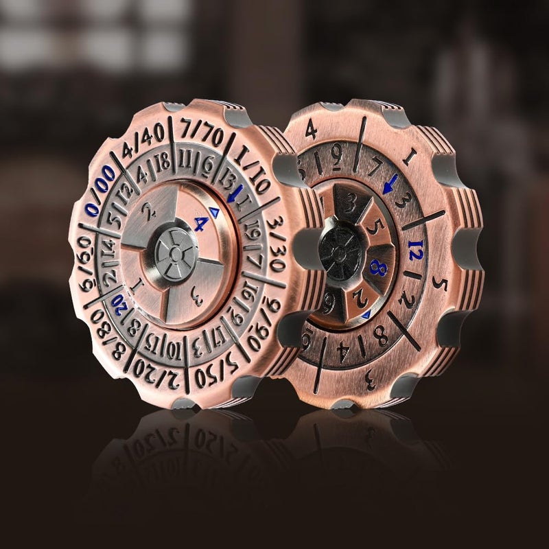 RULE DICE 2in1 DND Dice Fidget Spinner1 Pack Unique Roulette DD Dice Cool Spinner DD Metal Dice Set D6 D8 D10 D12D20D 7in1 Dungeons and Dragons Dice SetMTG RPG Role Playing Gaming - Image 3