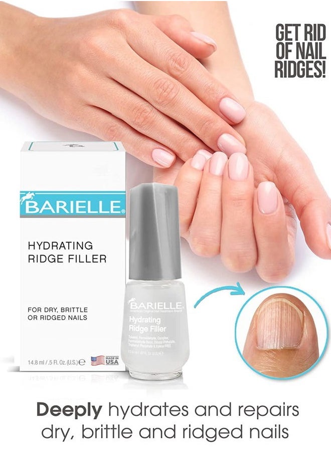 BARIELLE Barielle Brittle or Ridged Nails Filler, Fill and Smooth Unsightly Nail Ridges, For Dry, Enhances Growth, Hydrating and Strengthening, Base Coat 0.5 Ounce  - Image 3