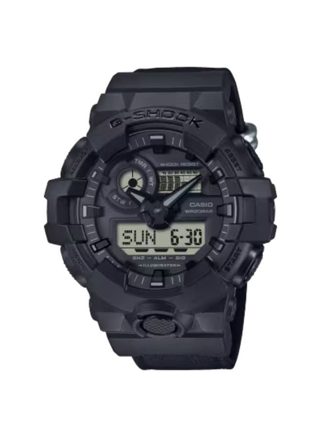 كاسيو ساعة يد تناظرية ورقمية مصنوعة من الراتنج GA-700BCE-1ADR - Image 1