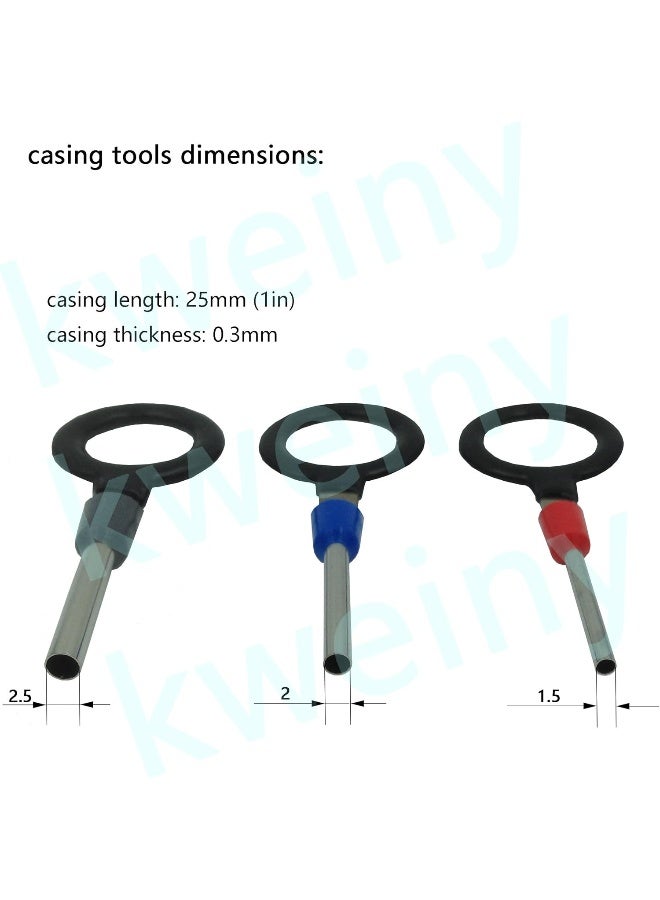 kweiny kweiny Auto Terminals Removal Key Tool Set | Car Electrical Wiring Crimp Connector Extractor Puller Release Pin Kit (11 Pieces)  - Image 4