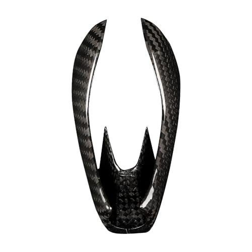 JSWAN Carbon Fiber Gear Shift Knob Cover Fit for BMW M2 G87 M3 G80 M4 G82 G83 2023 to 2025 Automatic Shift Lever Trim Cover Shift Head Shifter Trim Panel Cover Glossy Interior Accessories - Image 3
