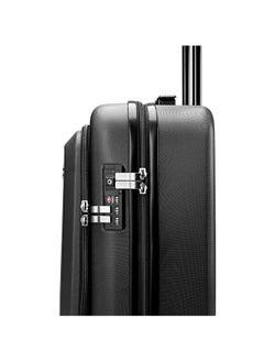 HP 20" Hard Case All in One Carry On Wheeled 42 LTR Cabin Luggage Trolley with Dedicated 15.6-inch Laptop Compartment (7ZE80AA)- Black  - Image 2