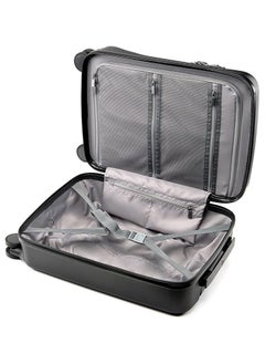 HP 20" Hard Case All in One Carry On Wheeled 42 LTR Cabin Luggage Trolley with Dedicated 15.6-inch Laptop Compartment (7ZE80AA)- Black  - Image 3