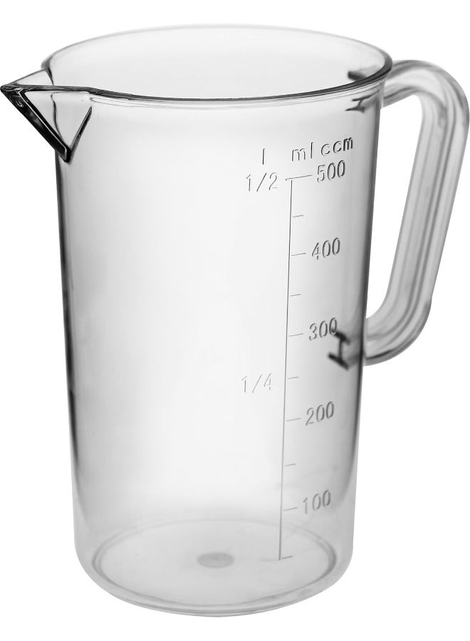 0.5L / 14oz PC Measuring Cup D9XH13.8 JD-8606PC, Clear 