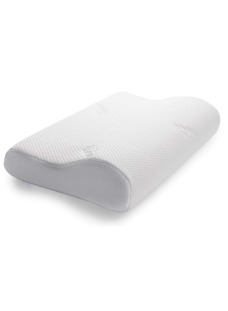 ELTRAZONE Memory Foam Pillow , Ergonomically Designed Sleeping Pillow, Strong Neck Support Contour Bed Pillow Suitable for Sleepers with Shoulder & Cervical Pain, Washable Pillow Cover - Image 1