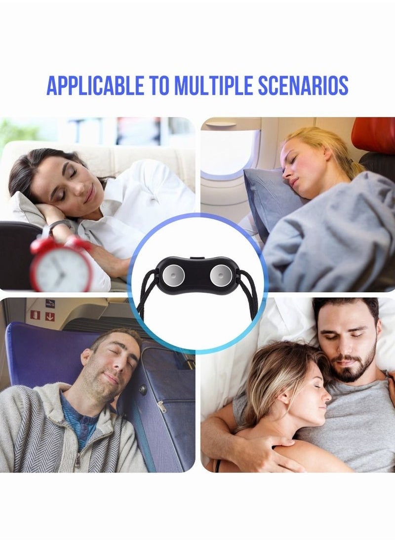 Generic - Anti-snoring device, portable smart anti-snoring device, USB equipped with pulse assist technology, can help snorers improve sleep quality, reduce snoring and help sleep. - Image 1