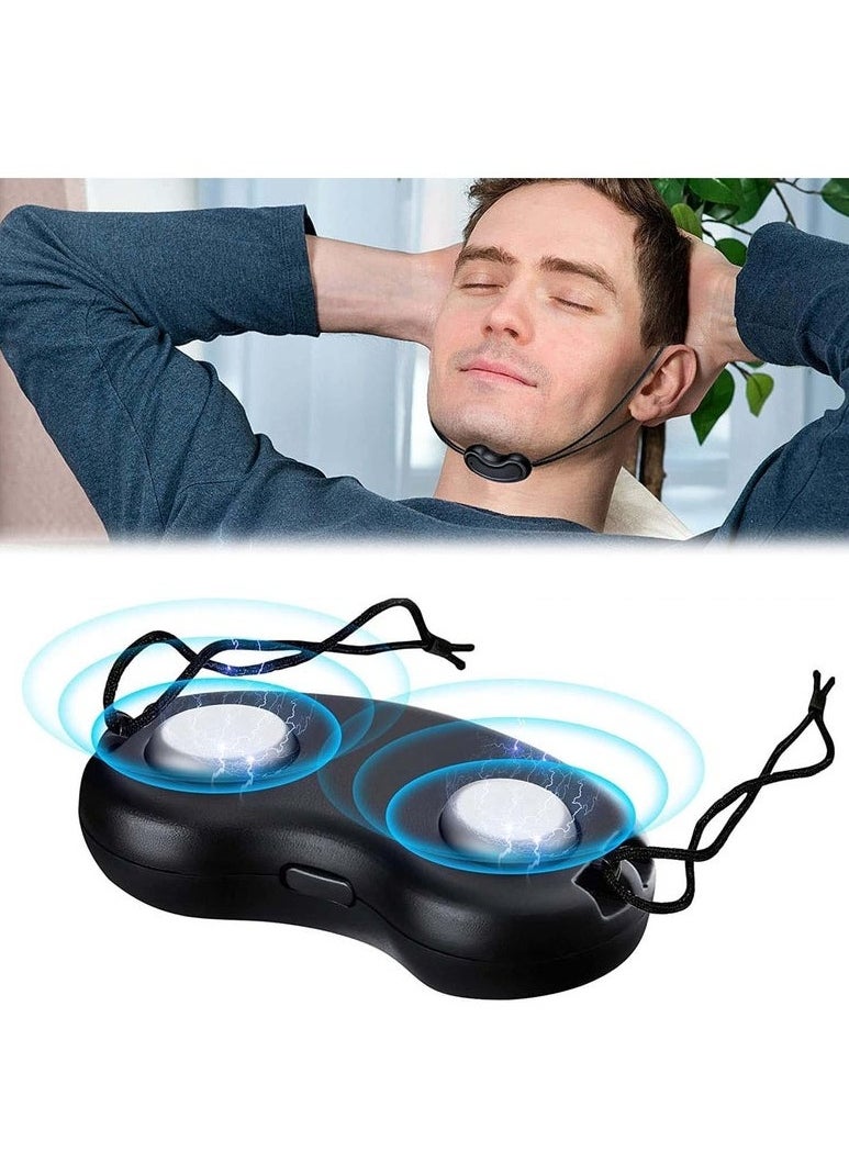 Generic - Anti-snoring device, portable smart anti-snoring device, USB equipped with pulse assist technology, can help snorers improve sleep quality, reduce snoring and help sleep. - Image 1