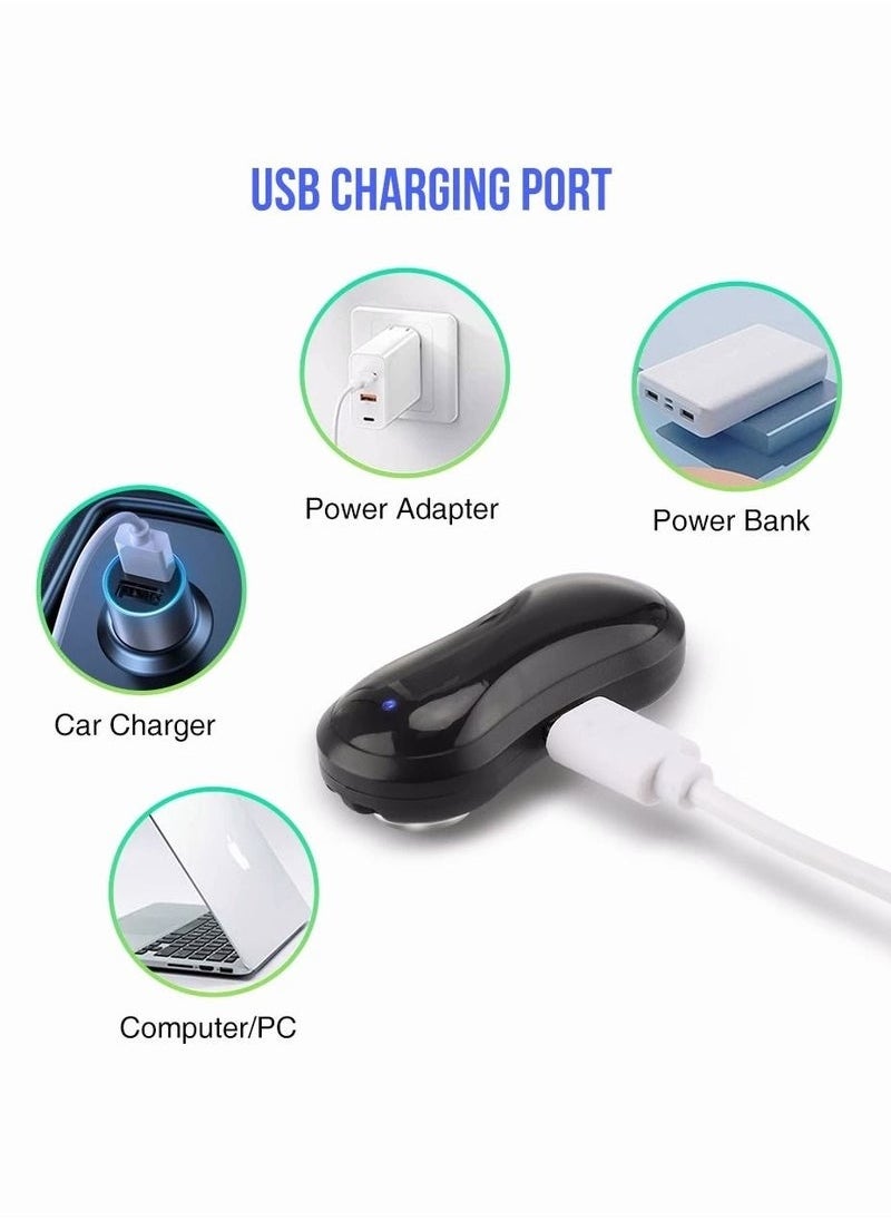 Generic - Anti-snoring device, portable smart anti-snoring device, USB equipped with pulse assist technology, can help snorers improve sleep quality, reduce snoring and help sleep. - Image 1
