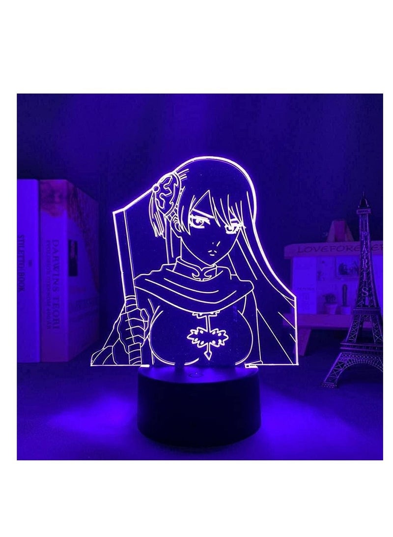 Anime Illusion 3D Lamp Kouka Led Night Light for Kids Bedroom Nightlight Birthday Gift Gadget Speed ??Table Kouka Remote Control Remote Control