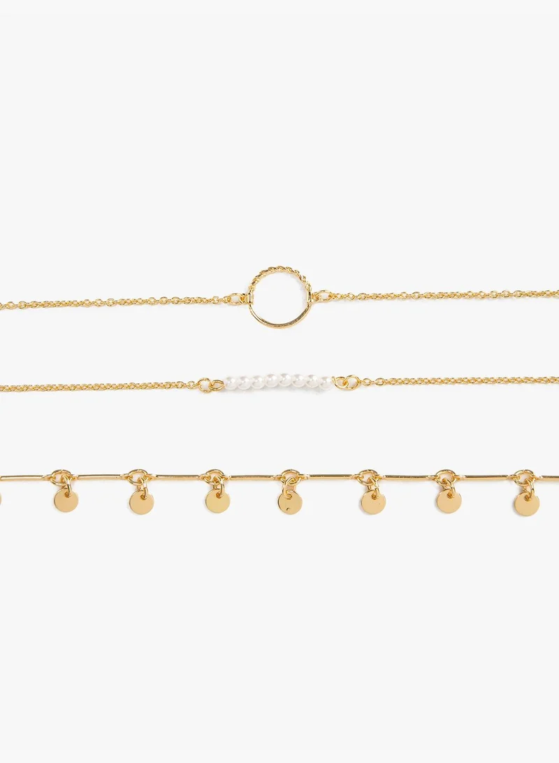 KOTON Multi Charm Detail Bracelet