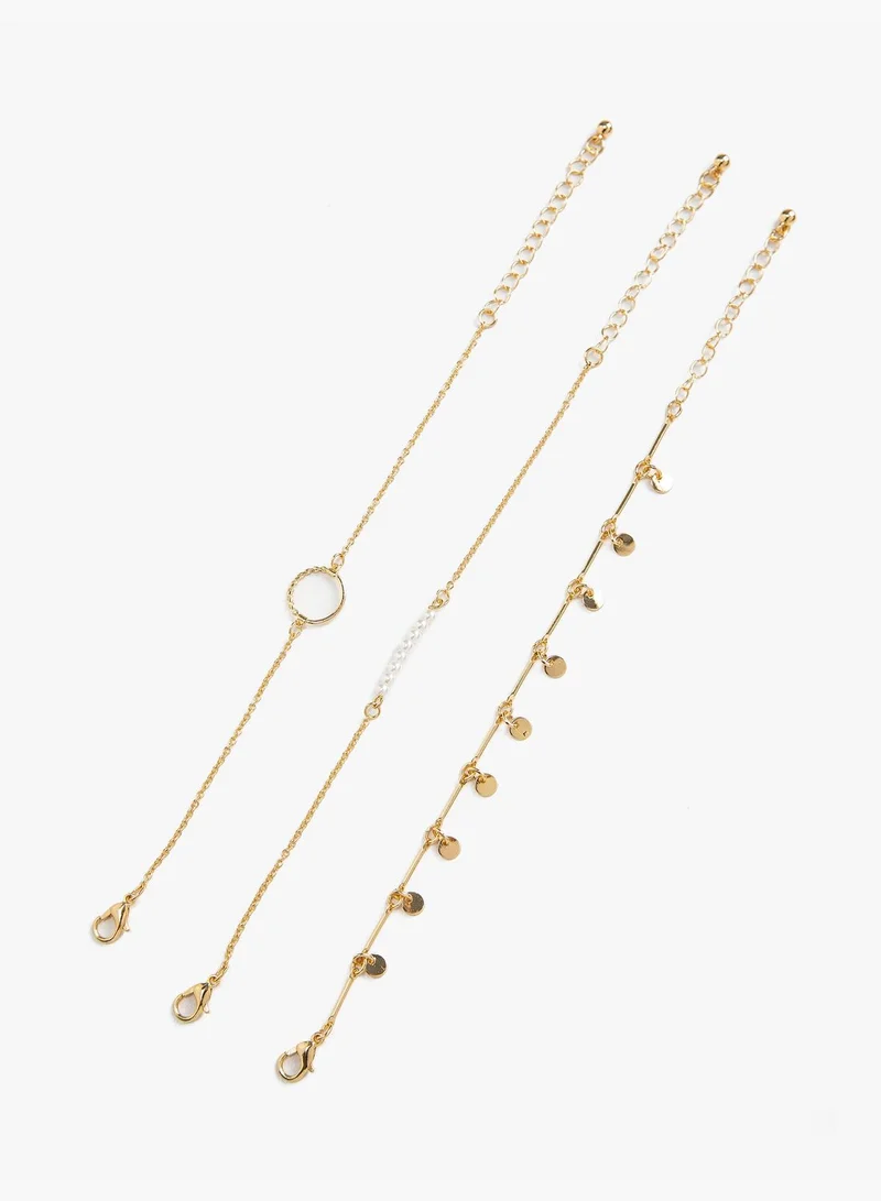 KOTON Multi Charm Detail Bracelet