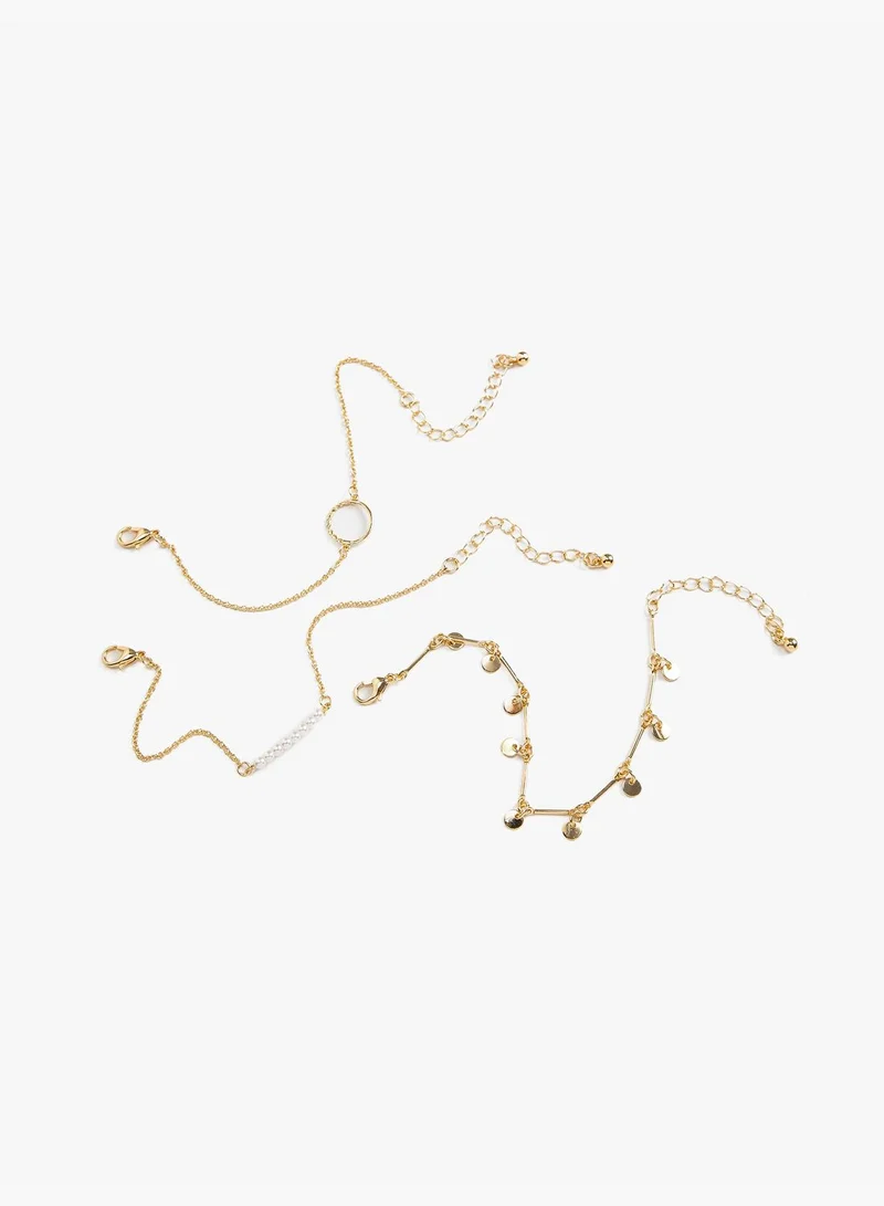 KOTON Multi Charm Detail Bracelet
