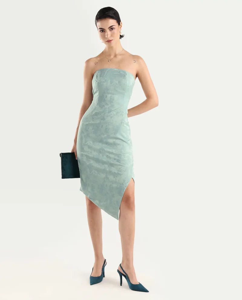 Rareism Women's Bodycon Knee-Length Dress