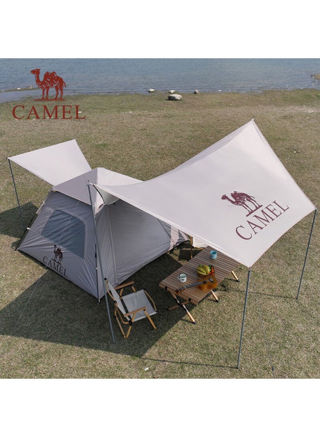 Camel Outdoor Camping Tent, Portable Folding, Rainproof, Thickened, Automatic Canopy Tent For Camping, 173ba6b111 - Image 1