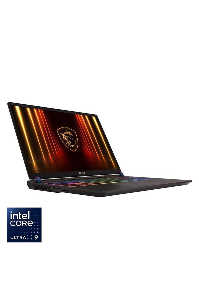 MSI Vector Gaming Laptop With 16 Inch QHD(2560x1600) Display, Intel Core Ultra 9 275HX Processor/ 32GB RAM DDR5/ 1TB SSD/12GB Nvidia GeForce RTX 5070 Ti Graphics/Windows 11 Home English/Arabic Black english_arabic Black - Image 2