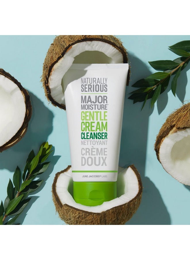 NATURALLY SERIOUS - | Major Moisture Gentle Cream Cleanser Hydrating Cleanser With Coconut Oil Makeupremoving Cleanser Vegetarian Skincare Crueltyfree Skincare - Image 1
