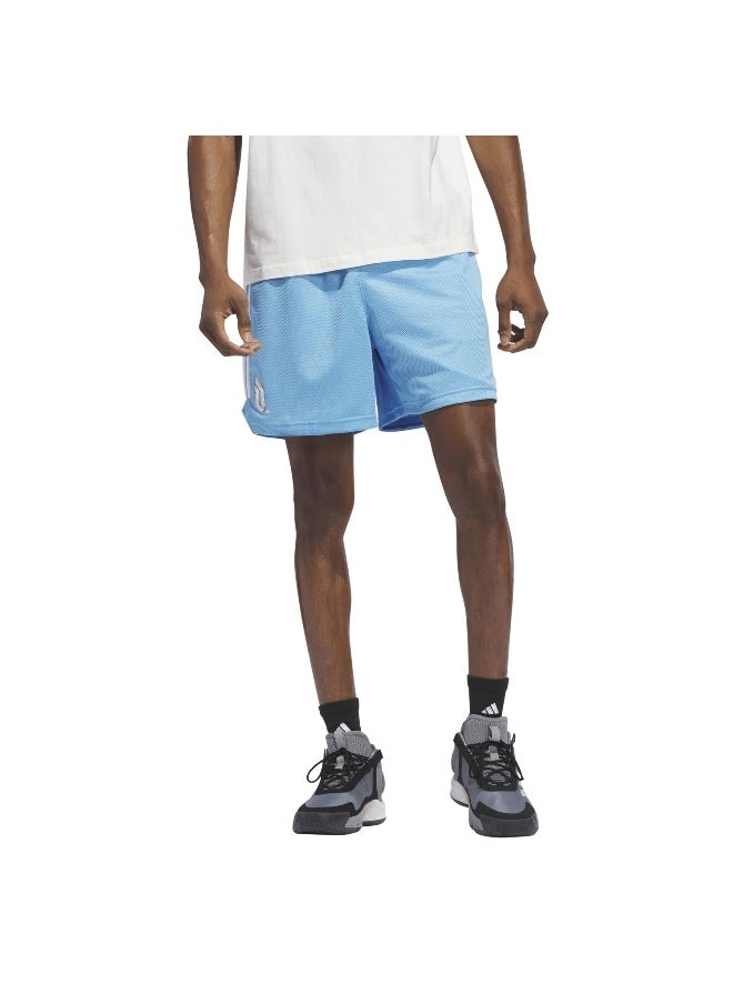 Adidas Adidas Dame Gfx Short Blue Basketball Shorts For Men Xs  - Image 3