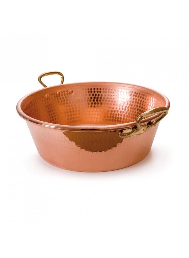 Mauviel Mauviel M'Passion Hammered Copper Jam Pan With Bronze Handles, 9.4-qt, Made In France  - Image 1