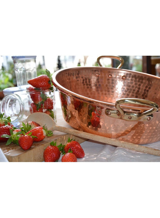 Mauviel Mauviel M'Passion Hammered Copper Jam Pan With Bronze Handles, 9.4-qt, Made In France  - Image 2