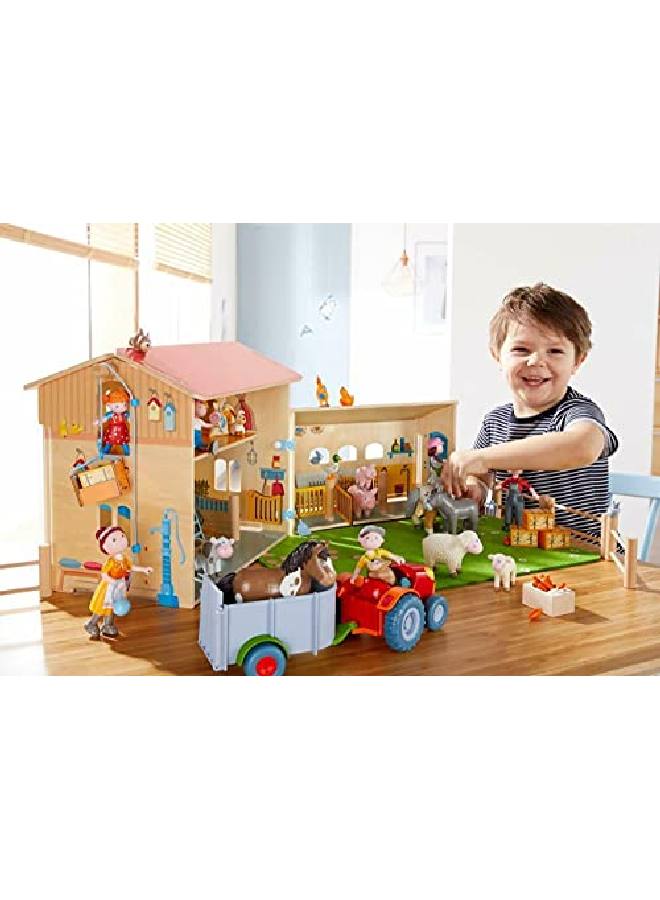 HABA حبا أصدقاء صغار خروف 3.75" لعبة بلاستيكية سميكة لشخصية حيوانات المزرعة - Image 3