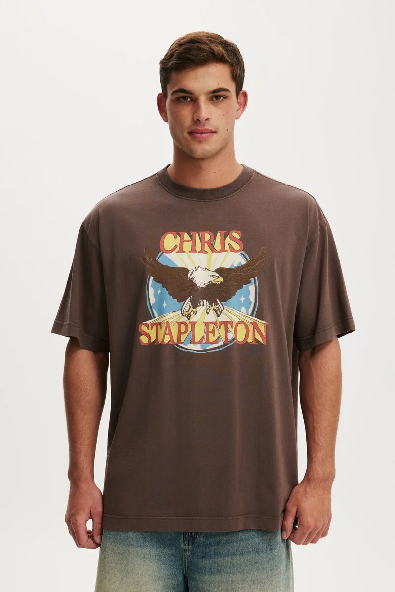 كوتون اون BOX FIT PREMIUM MUSIC T-SHIRT