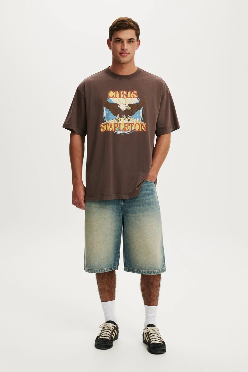 كوتون اون BOX FIT PREMIUM MUSIC T-SHIRT