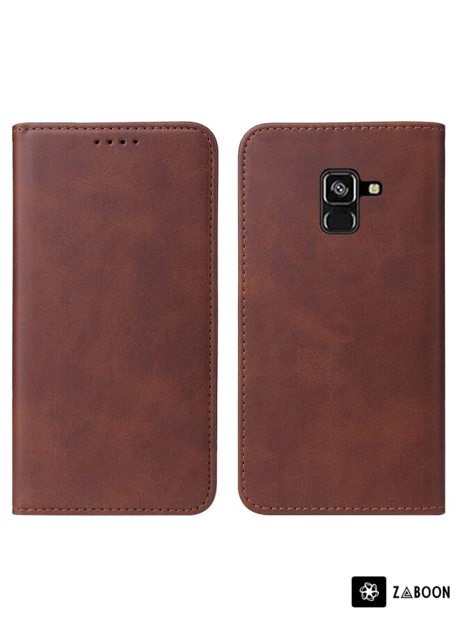 Zaboon Protective Case For Samsung Galaxy Feel 2 / SC-02L JP Magnetic Closure Leather - Image 2