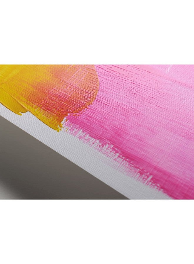 WINSOR & NEWTON Acrylic Paper - Canvas Texture 300 Gsm - A3 (29.7 Cm X 42 Cm Or 12'' X 17'') Natural White Short Side Glued Pad Of 15 Sheets - Image 3