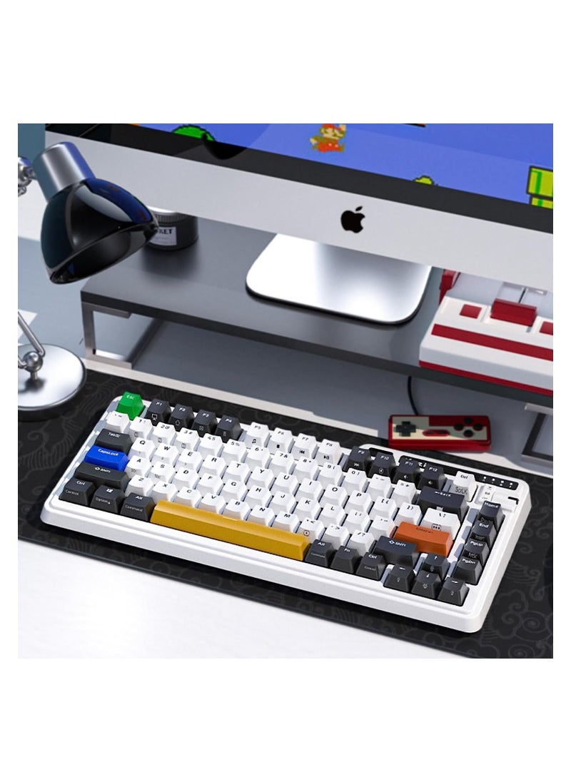 Kzzi - K75 PRO Arcade Games RGB 75% Wireless Gasket Tri-Mode Connectable Mechanical Keyboard, 82 Keys Hot Swappable Gaming Keyboard with Knob and Power Display, Custom Tactile Switches - Image 1