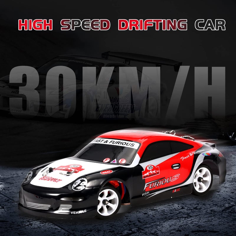 GoolRC WLtoys K969 RC Car, 1:28 Scale 2.4GHz Remote Control Car, 4WD 30KM/H High Speed RC Racing Car, Drift Car for Kids and Adults - Image 3