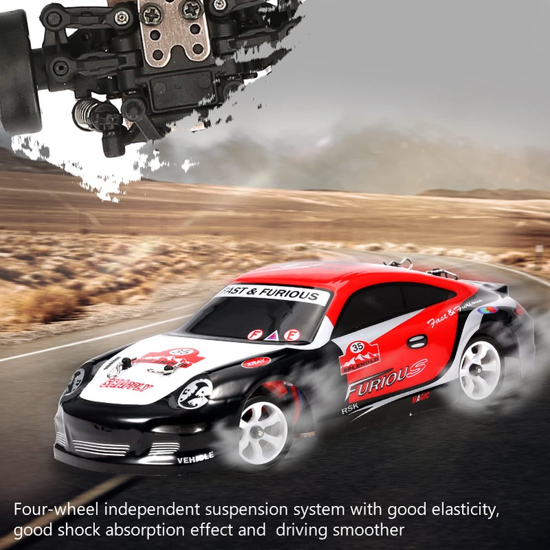 GoolRC WLtoys K969 RC Car, 1:28 Scale 2.4GHz Remote Control Car, 4WD 30KM/H High Speed RC Racing Car, Drift Car for Kids and Adults - Image 4