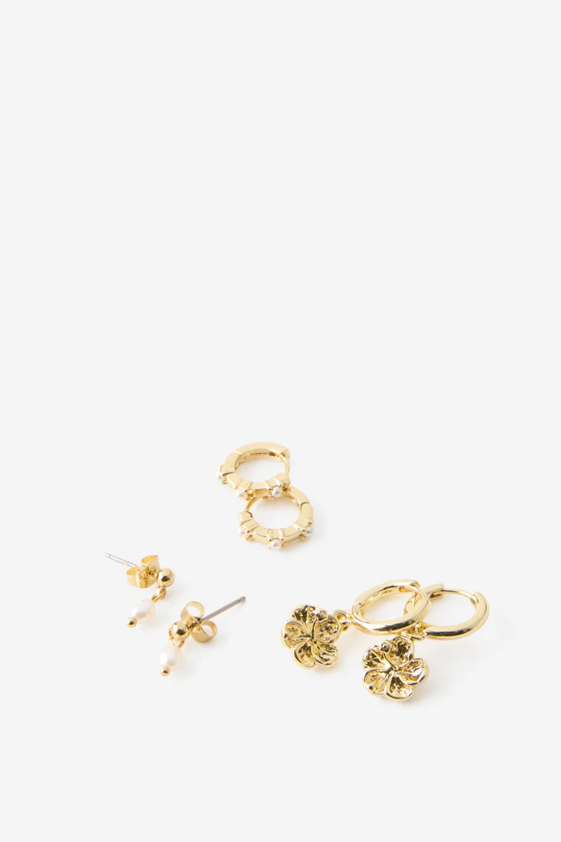 3Pk Mid Earring