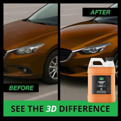 3D GLW Series Ultimate Wash – pH Neutral Car Wash Soap with Ultra Foam – Scratch-Free, High-Foaming Shampoo for Paint Protection – Safe for All Finishes - 64 oz - Image 2