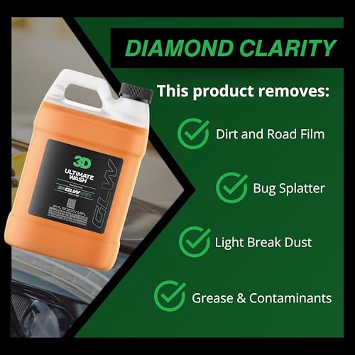 3D GLW Series Ultimate Wash – pH Neutral Car Wash Soap with Ultra Foam – Scratch-Free, High-Foaming Shampoo for Paint Protection – Safe for All Finishes - 64 oz - Image 4