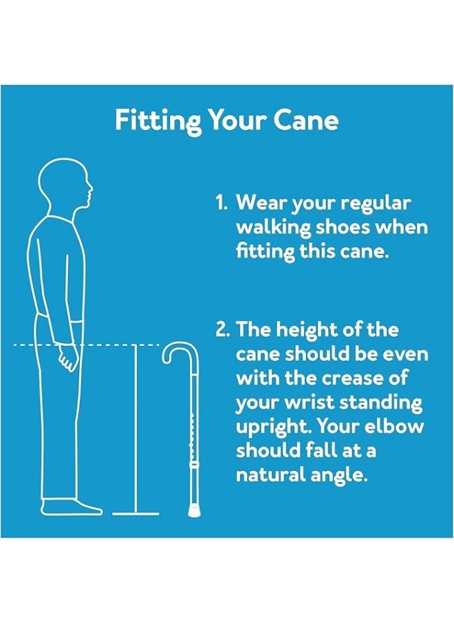 Generic Caremax Patterned Walking Cane Ca832L3  - Image 2