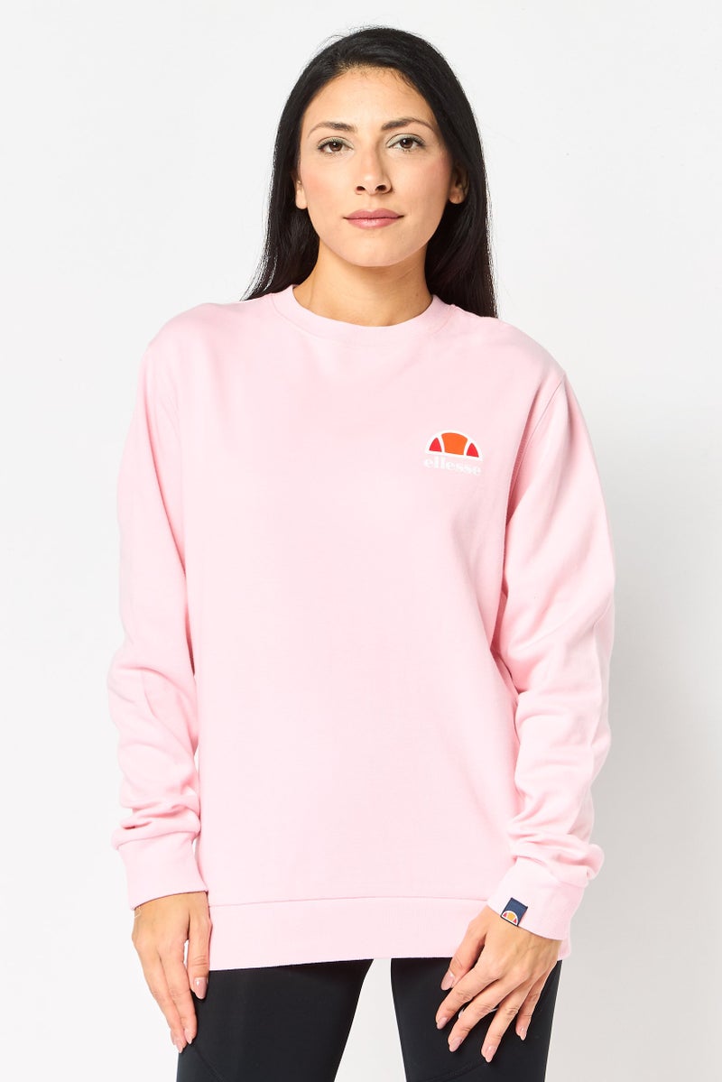 Ellesse Women Sportswear Fit Long Sleeve Outdoor Sweatshirt, Light Pink - Image 1