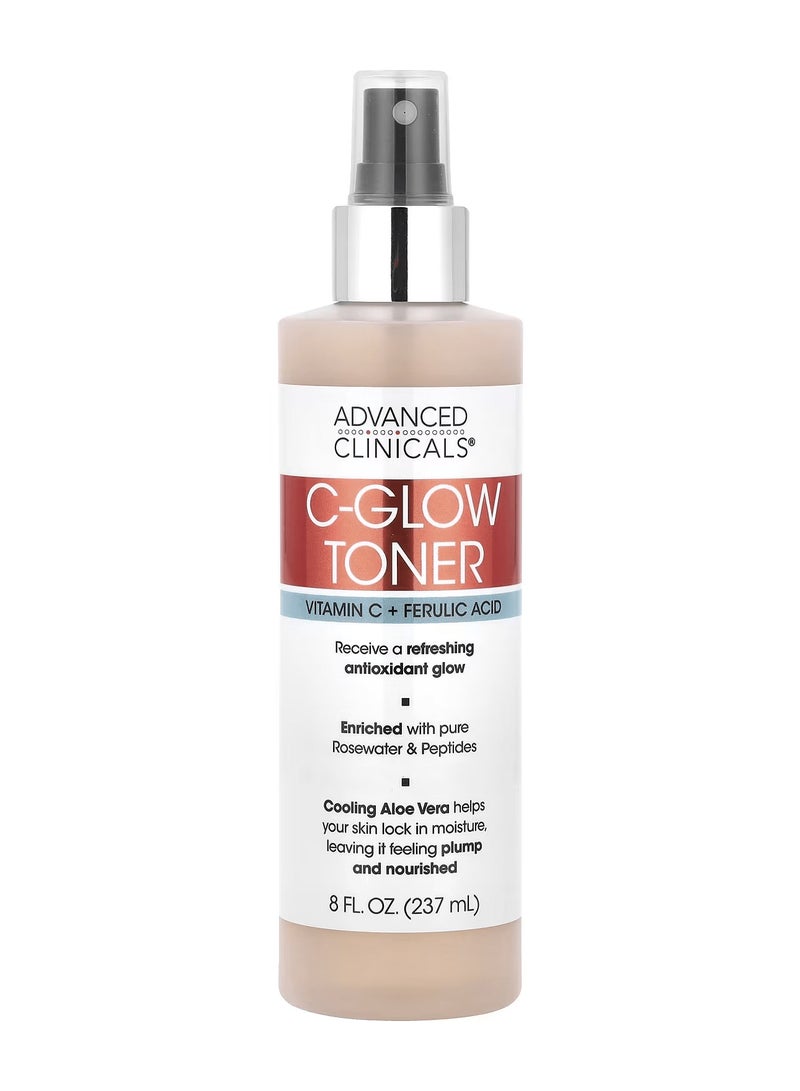 Advanced Clinicals C Glow Toner 8Oz