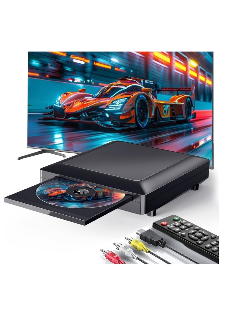DVD Player HDMI DVD Player Home DVD Player DVD CD Disc Player Digital Multimedia Player AV Output With Remote Control And USB/MIC/RCA/HDMI Connection, Support NTSC/PAL System - Image 1