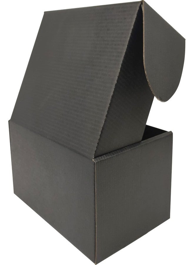 Lmuze Small Black Shipping Boxes for Small Business Pack of 25-9x6x4 inches Cardboard Corrugated Mailer Boxes for Shipping Packaging Craft Gifts Giving Products - Image 4