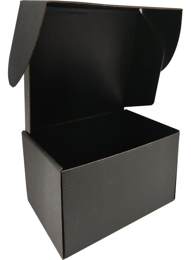 Lmuze Small Black Shipping Boxes for Small Business Pack of 25-9x6x4 inches Cardboard Corrugated Mailer Boxes for Shipping Packaging Craft Gifts Giving Products - Image 3